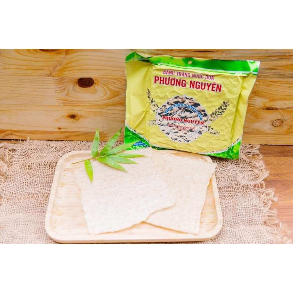Thùng 50 bì bánh tráng nước dừa Phương Nguyên nướng sẵn 70g