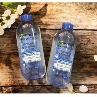 Tẩy trang Garnier dầu nắp tím
