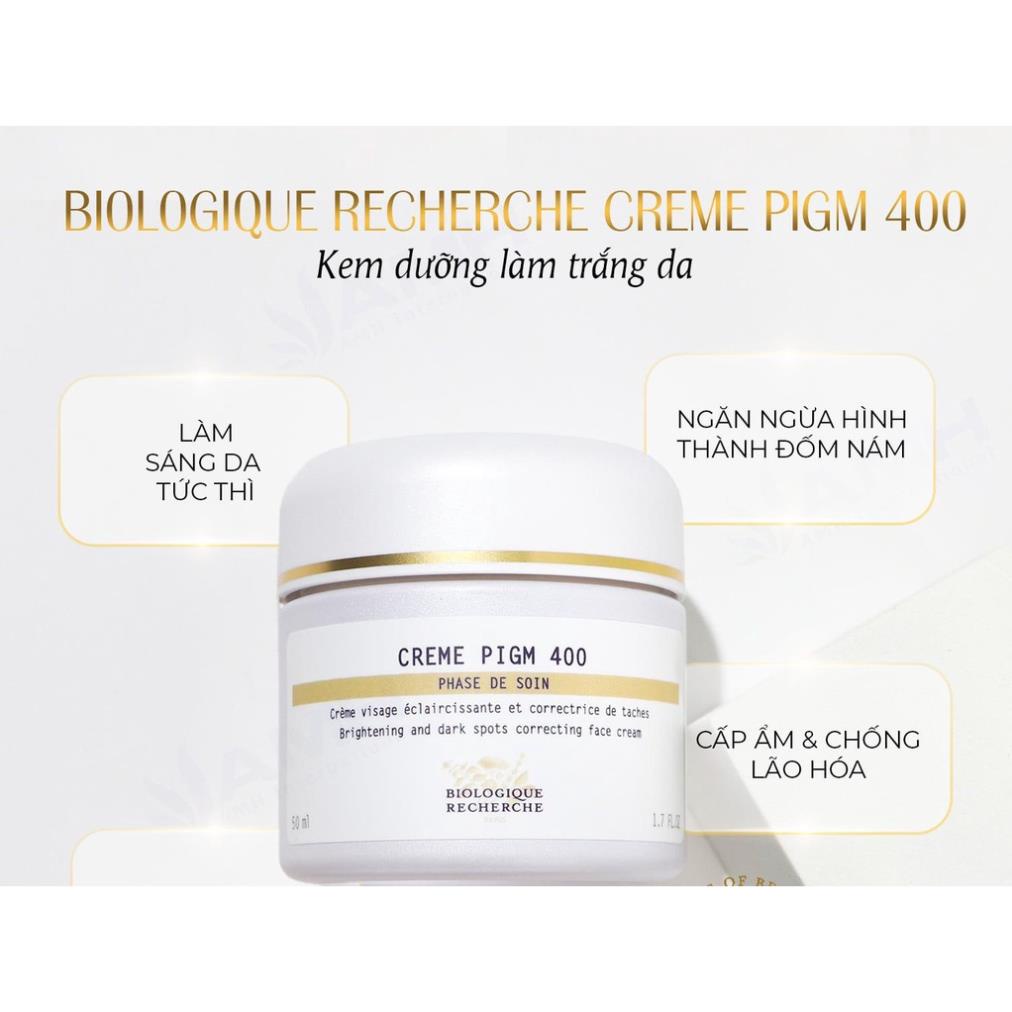 Kem dưỡng Biologique Recherche Creme PIGM 400 50ml Mờ Nám Làm Sáng Da Tức Thì