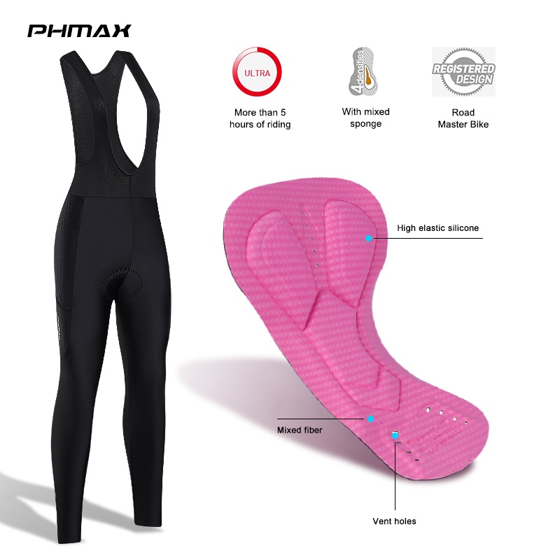 Quần PHMAX dáng dài chất liệu nhanh khô thời trang mùa hè cho nữ đi xe đạp