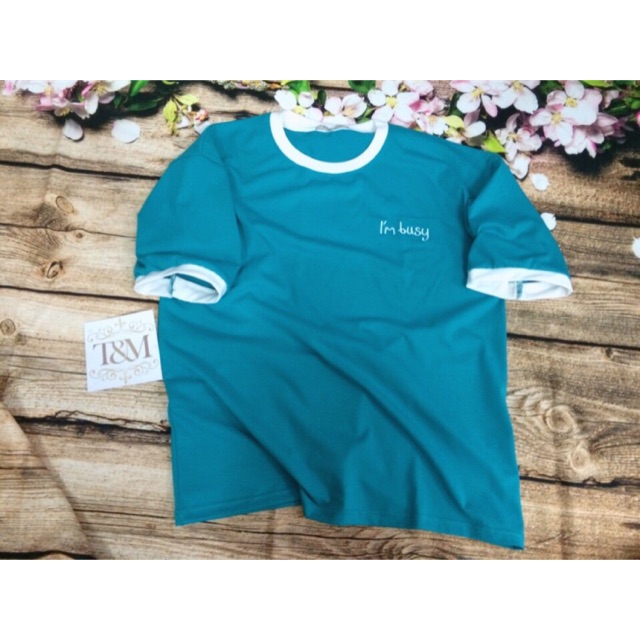 Áo thun phom rộng tay lỡ i’m bussy