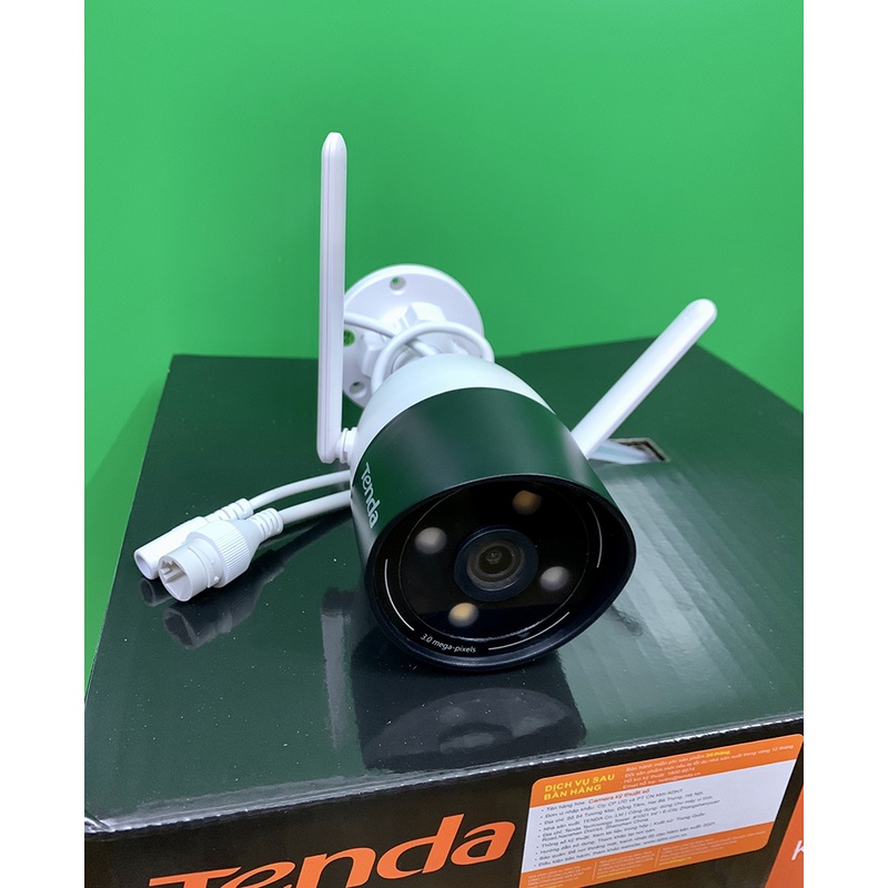 Trọn bộ 4 Camera IP Wifi Tenda 3MB 2K siêu nét K4W-3TC - Chính hãng TENDA