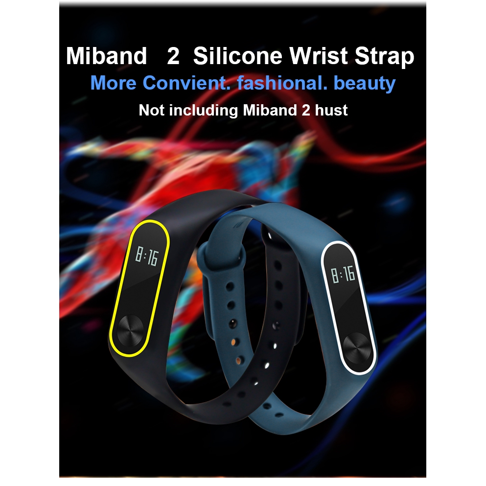 Dây đeo silicon miband 2 đủ màu  #
