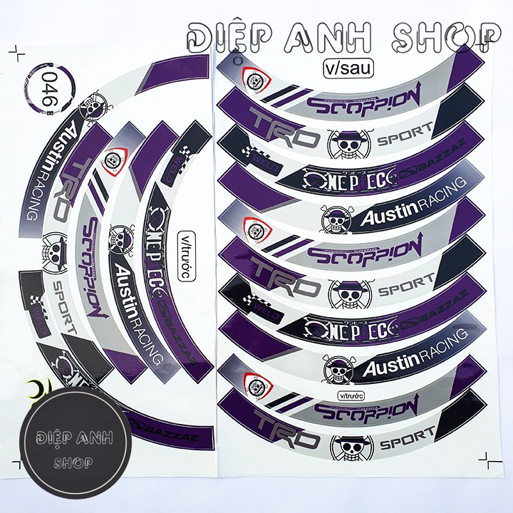 Tem vành bản to ONE PIECE - MS046