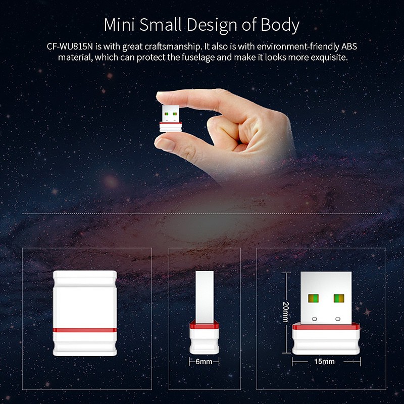 Usb Thu Sóng Wifi Comfast Usb Wifi 150mbps Pc # X0Vn