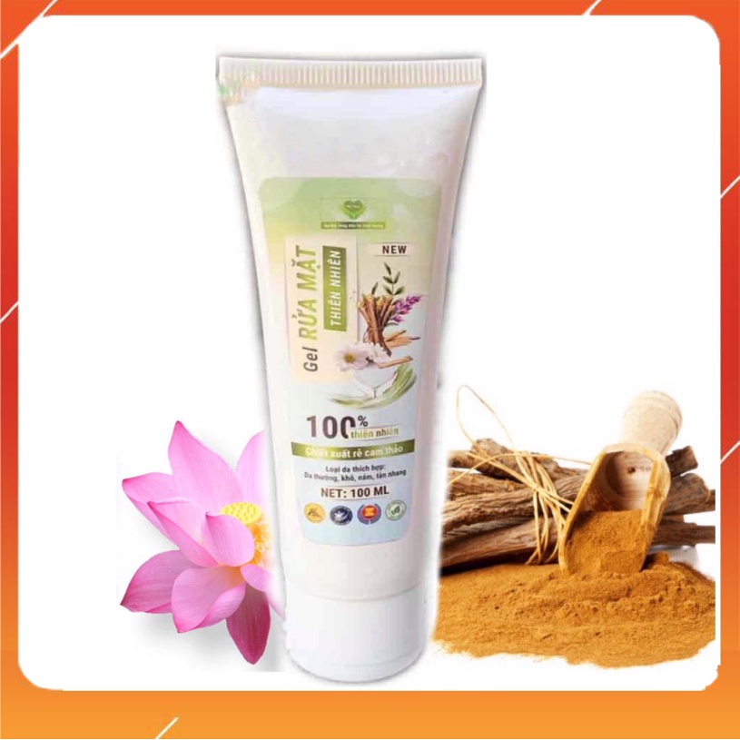 Sữa Rửa Mặt Chiết Xuất Rễ Cam Thảo Mẹ Ken 100ml - Dành Cho Da Khô, Nám, Tàn Nhang Giúp Cấp Ẩm, Dịu Da-vibavietnam
