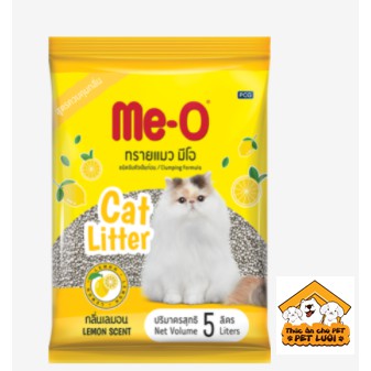 Cát vệ sinh Me-O Cat Litter (Hương Táo+ Hương Chanh) loại 5L