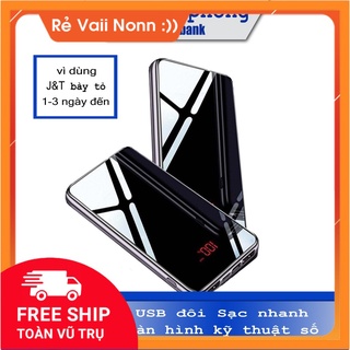 Sạc dự phòng 30000mah thị pin Chính hãng USB đôi Sạc nhanh power bank |ShopUytin [Gương]