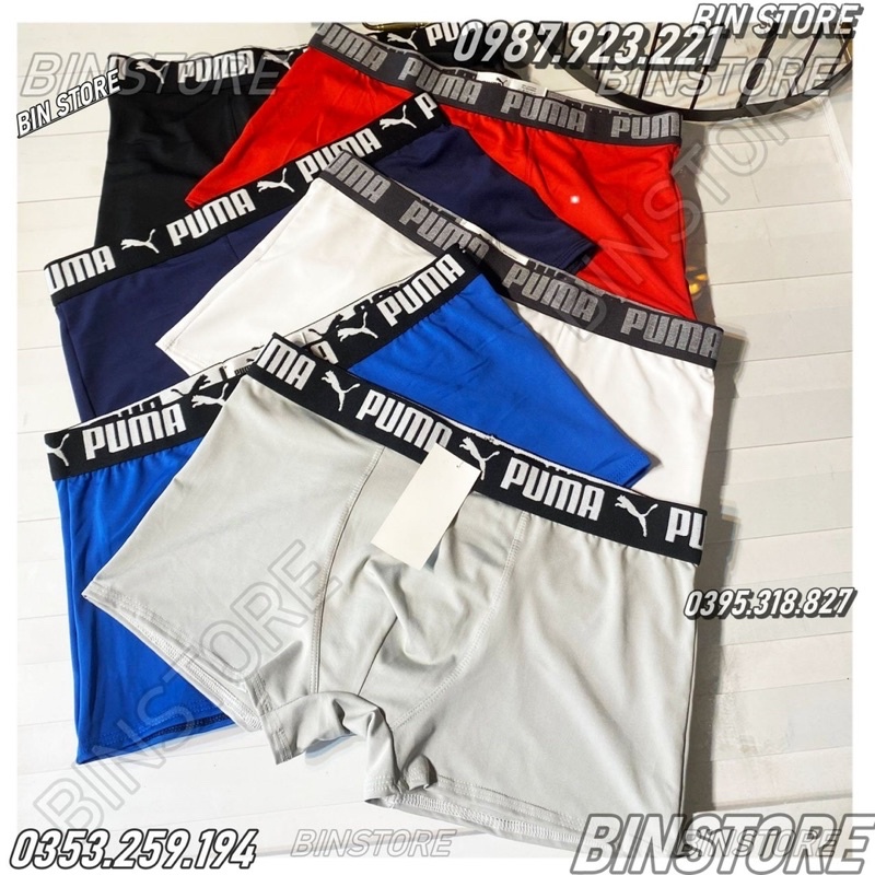 Combo quần sịp đùi nam PM đủ size chất vải thun lạnh, co giãn 4 chiều, thoáng khí, không nhăn, không xù, không bay màu