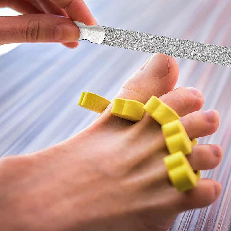 Cây Giũa Móng Tay Hai Mặt Bằng Thép Không Gỉ Chống Trượt Tiện Dụng