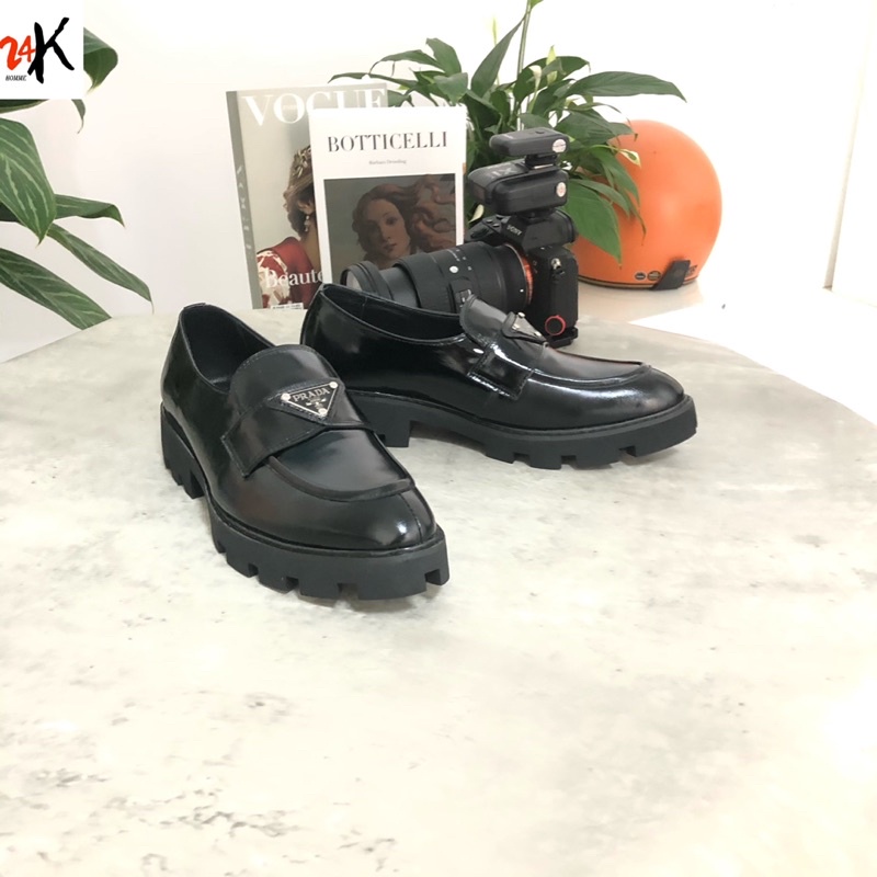 Giày lười nam, giày lười nam da bò, Giày lười công sở nam, Giày tây nam, Giày lười nam tăng cao 6CM