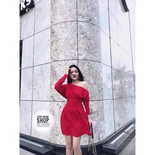 VÁY - ĐẦM LỆCH VAI CHIẾT LI XIẾT EO