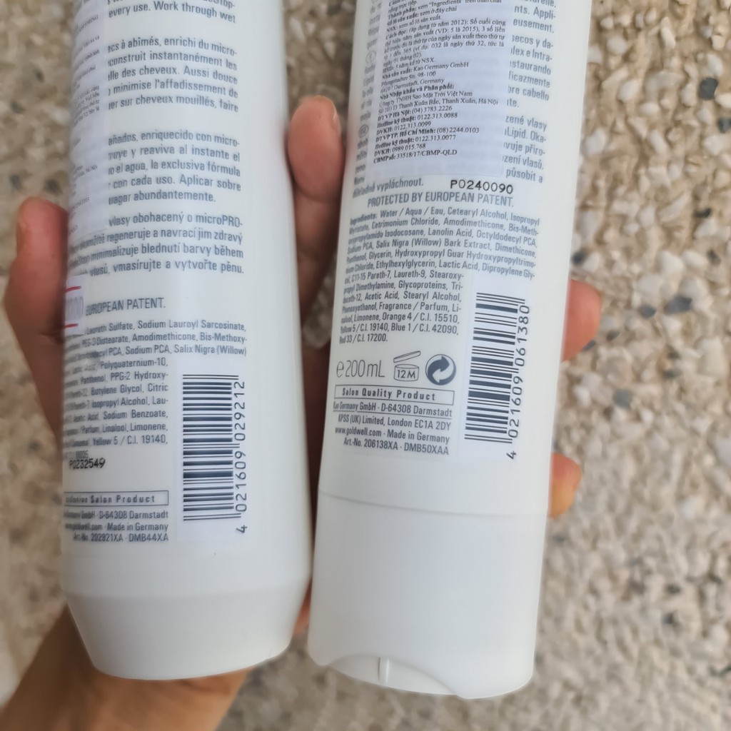 DẦU GỘI XẢ GOLDWELL RICH REPAIR 250ML-200ML