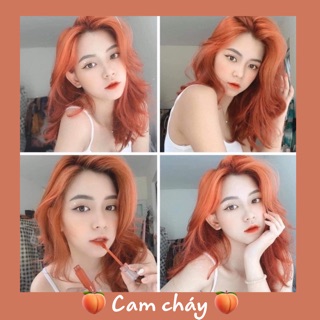 Thuốc nhuộm tóc màu Cam Cháy Hàn Quốc [KHÔNG TẨY]  | FB Thuốc Nhuộm Tóc