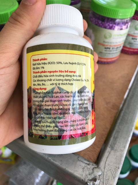 Phân bón cao cấp super kali cho Lan, hoa, cây cảnh