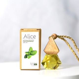 Tinh Dầu Bạc Hà Treo Alice 10ml- Tinh Dầu Treo Phòng/ Tủ Quần Áo/ Treo Xe Hơi / Toilet