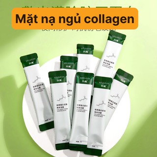 Mặt Nạ Ngủ Collagen trắng sáng da, Đàn Hồi, Giảm Nếp Nhăn, Tái Tạo Da