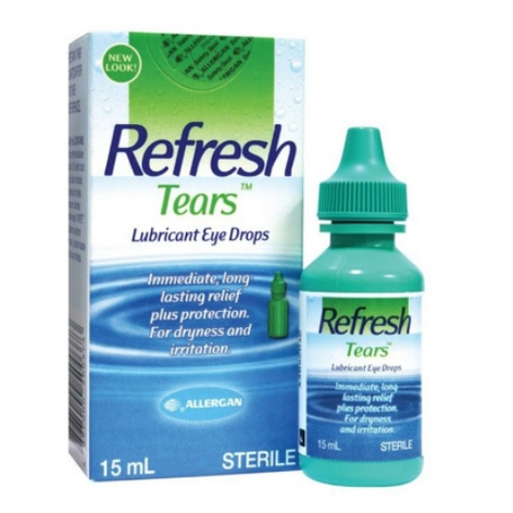 [USA] Nước mắt nhân tạo Refresh Tears (15ml) - Giữ ẩm, chống khô mắt, rửa mắt