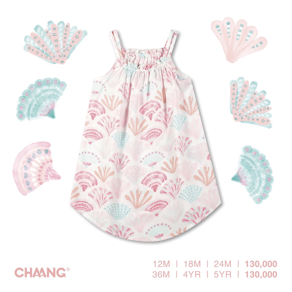 [CHÍNH HÃNG] Váy ba lỗ lanh bé gái Sea Chaang