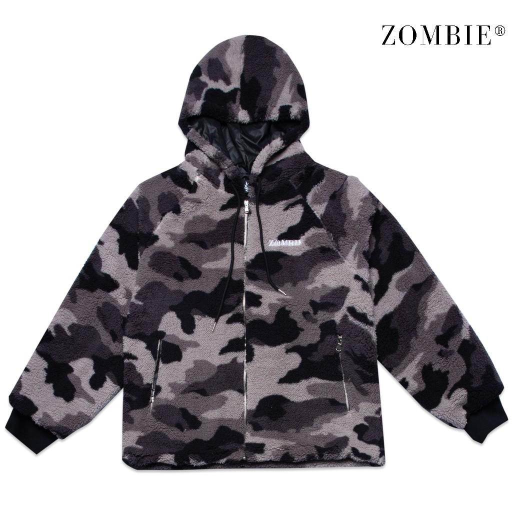 Áo Khoác ZOMBIE® Camo Fur Coat