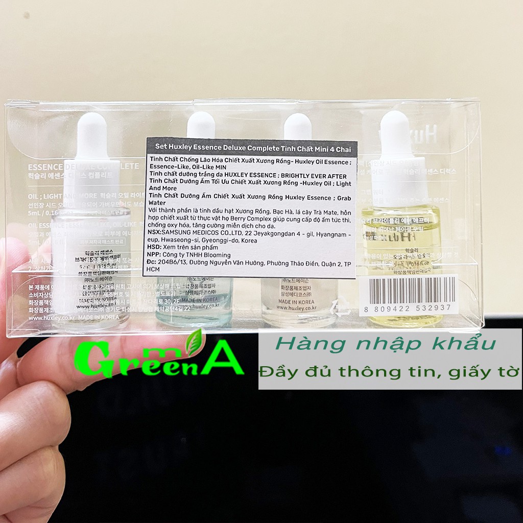 Serum Huxley Mini Tinh Chất Dưỡng Da Huxley Secret Of Sahara Oil Light And More Huxley Secret Of Sahara Essence Oil 5ml