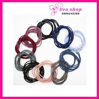 Dây cột tóc, Dây buộc tóc scrunchies trơn đơn giản hợp thời trang nữ