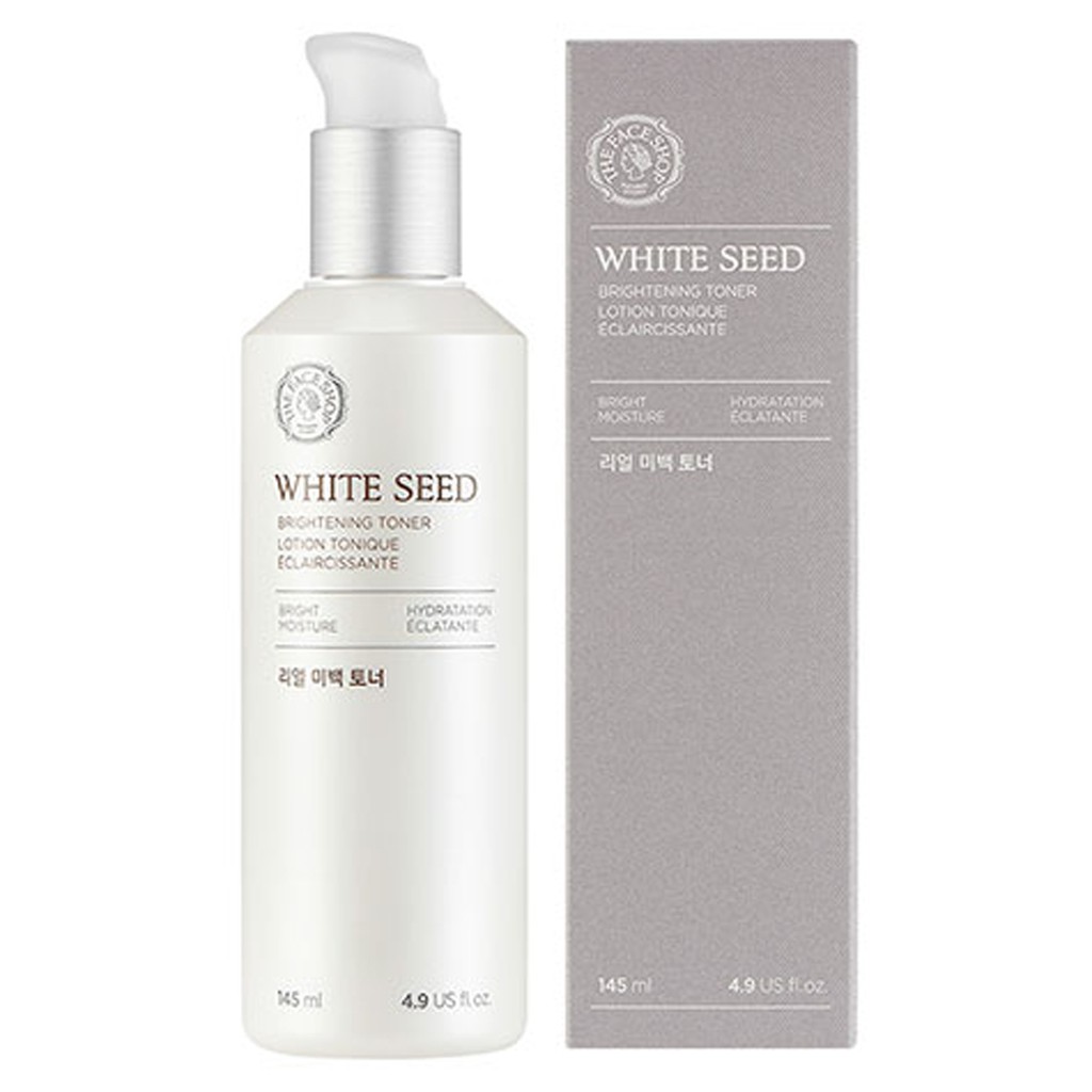 [Mã FMCGMALL -8% đơn 250K] Nước Cân Bằng Giúp Da Trắng Sáng TheFaceShop White Seed Brightening Toner 145ml