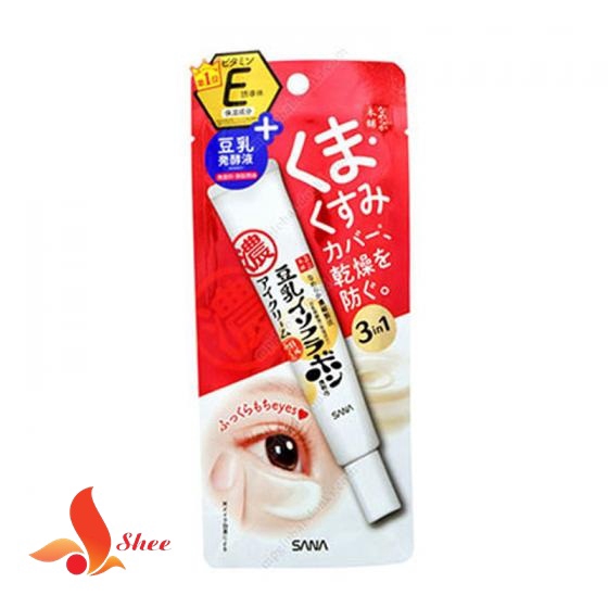 Kem dưỡng mắt Sana Smooth Honpo Eye Yuan Plump Cream 3 IN 1