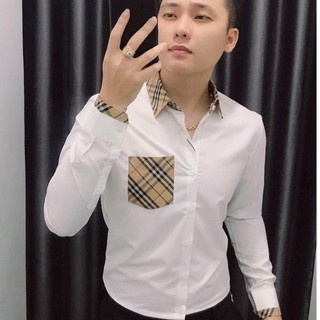 Áo Sơ Mi Nam Dài Tay Trắng BBR TAHISM020 Phối Màu Đặc Sắc Trẻ Trung Năng Động. | BigBuy360 - bigbuy360.vn
