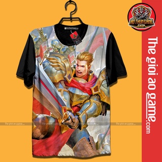 Áo Liên Quân , Áo Thun Liên Quân Mobile Arthur Unisex Nam Nữ Basic Tay Ngắn Form Rộng / Thegioiaogame