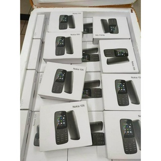 Điện thoại nokia 106 bản 2 sim loa to sóng khoẻ đầy đủ phụ kiện pin, sạc