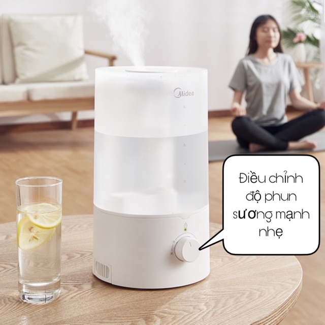 Máy Phun Sương Khuếch Tán Tinh Dầu Công Xuất Lớn Chính Hãng Midea 3,5L 4,5L