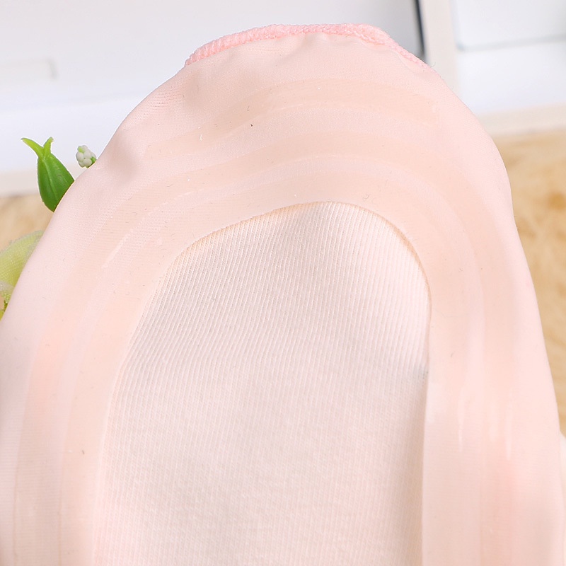 Vớ cotton Cổ Thấp Tàng Hình Chống Trượt Thời Trang