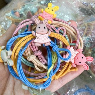 [4MOMS]THUN CỘT TÓC HÌNH THÚ 3D, CHUN BUỘC TÓC CHO MẸ VÀ BÉ