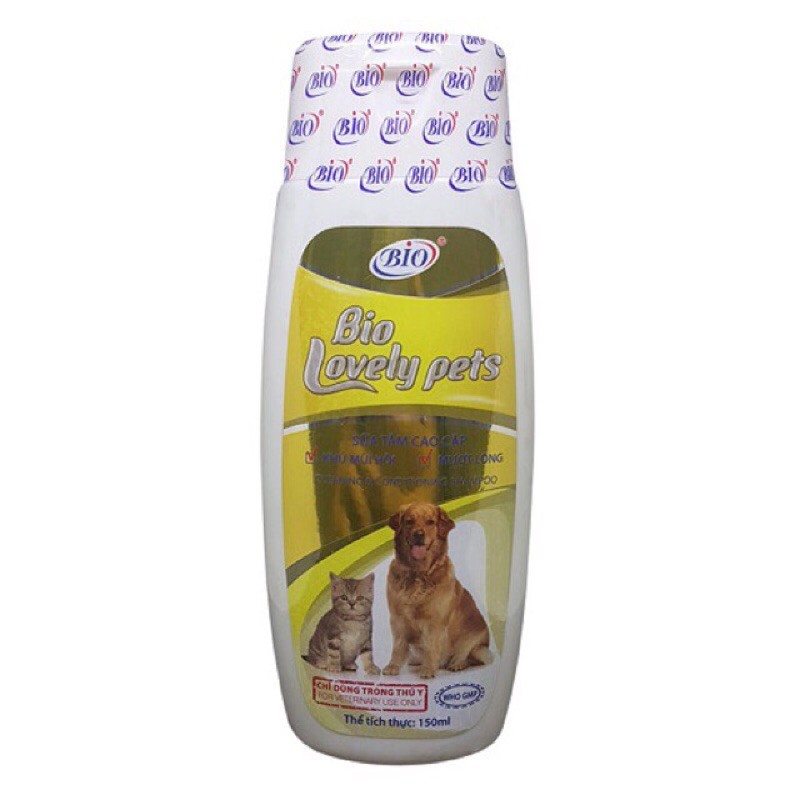 Sữa Tắm Mượt Lông Khử Mùi Hôi Bio Lovely Pet (150ml)