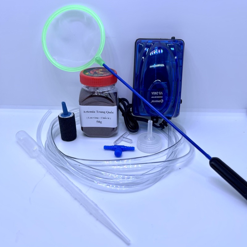 Combo bộ ấp artemia 10 món