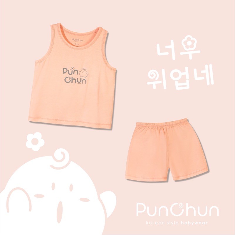Bộ ba lỗ PunChun bé trai bé gái
