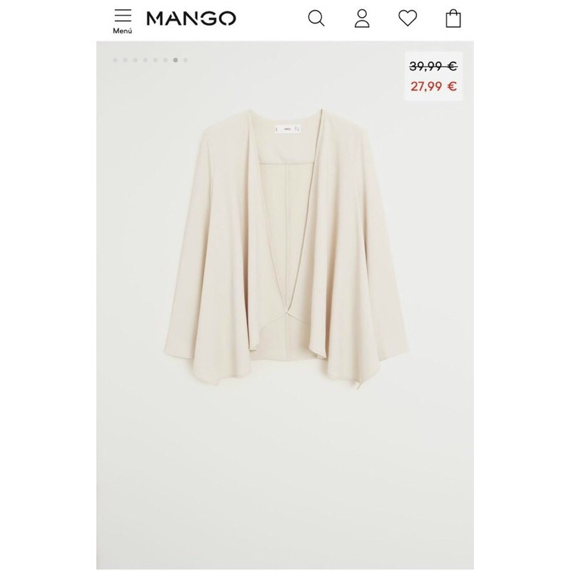 [Mã FAMARAL1 giảm 10k đơn 50k] áo blazer MAN GO xuất xịn