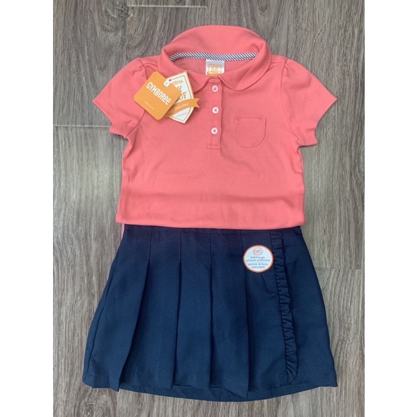 Áo polo bé gái hãng Gym.bo.ree xuất dư xịn