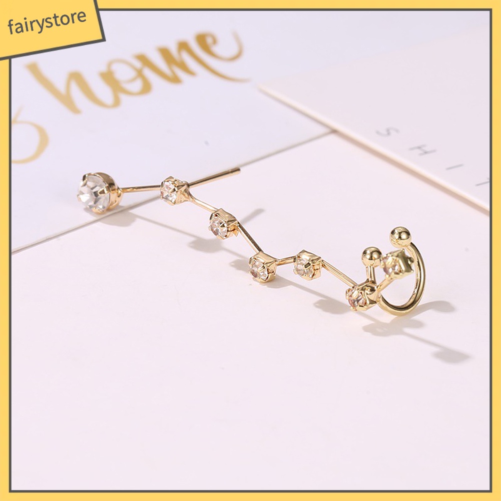 Khuyên Vành Tai Hình Ngôi Sao Đính Đá Thời Trang Cho Nữ