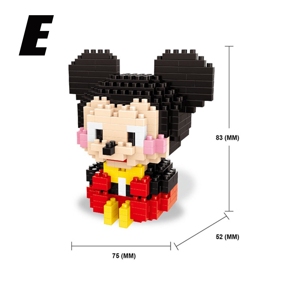 [Mã LIFETOYS1 giảm 30K đơn 99K] Khối đồ chơi xếp hình lego hình nhân vật lùn dễ thương