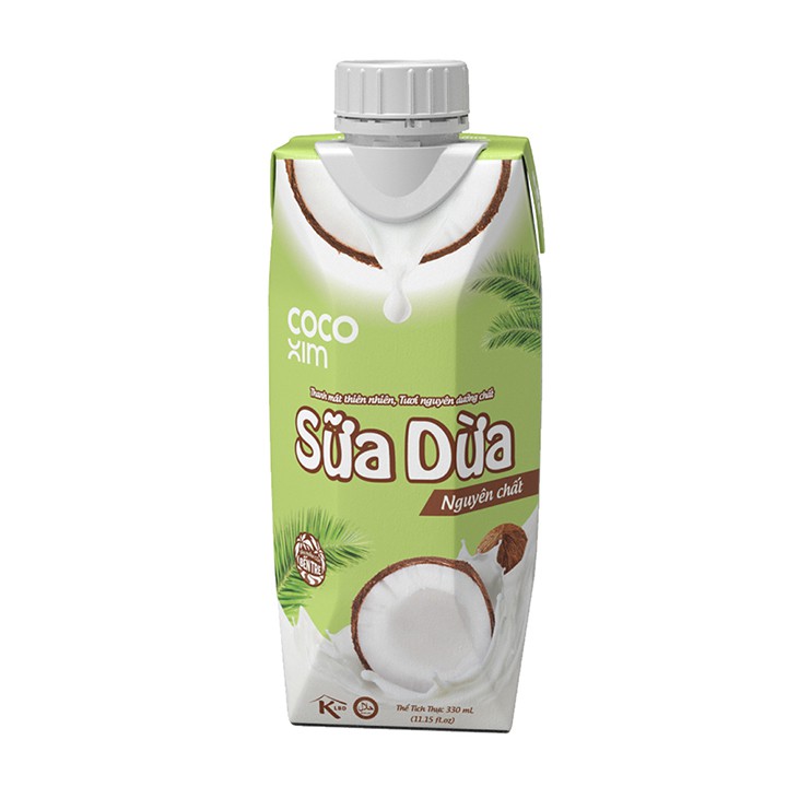 SỮA DỪA NGUYÊN CHẤT COCOXIM TỪ DỪA TƯƠI 330ML