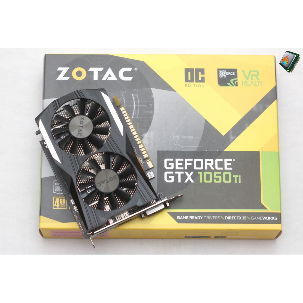 VGA Zotac GTX 1050TI 4GB DDR5 Giá siêu rẻ.