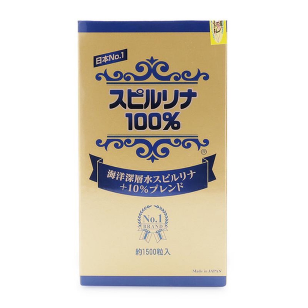 Tảo Viên Spirulina Vùng Biển Nước Sâu LABORE, Bổ Sung Vitamin, Khoáng Chất Cần Thiết Cho Cơ Thể, Hộp 1500 Viên