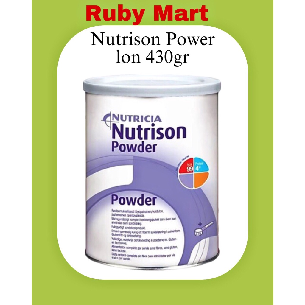 Sữa Bột Nutrison Powder dành cho bệnh nhân cần phục hồi nhanh, ăn uống kém và gặp vấn đề tiêu hóa 430g