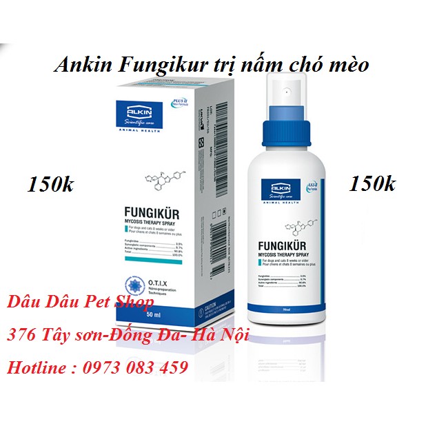 THUỐC XỊT TRỊ NẤM TỐT DÀNH CHO CHÓ MÈO