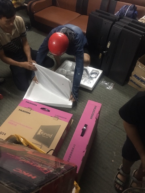 Màn Hình Hugon 24ich mã Q24 new box cong full viền 75hz bh 6 tháng | BigBuy360 - bigbuy360.vn