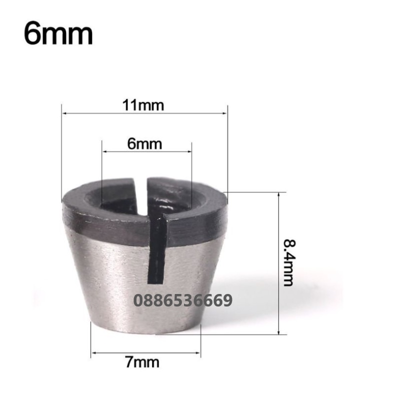 Ốc và rọ máy soi gỗ 3703/ ốc rọ máy phay gỗ 6mm