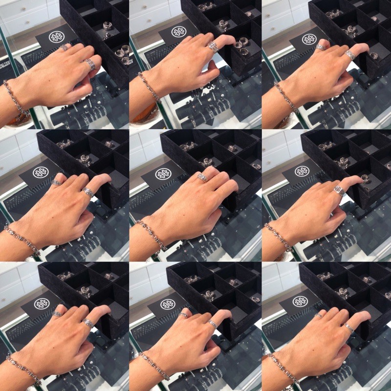 Nhẫn chrome hearts (có clip)