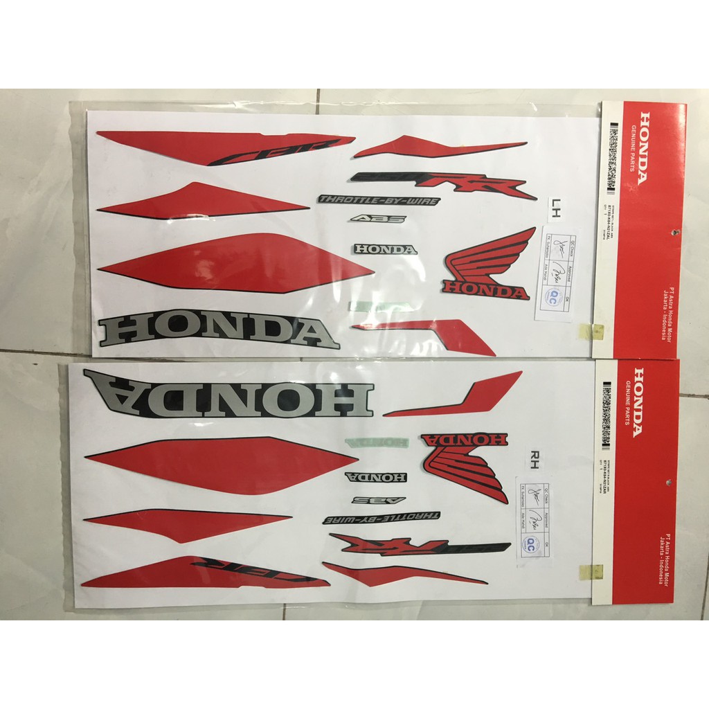 Tem zin Đỏ Đen CBR250RR